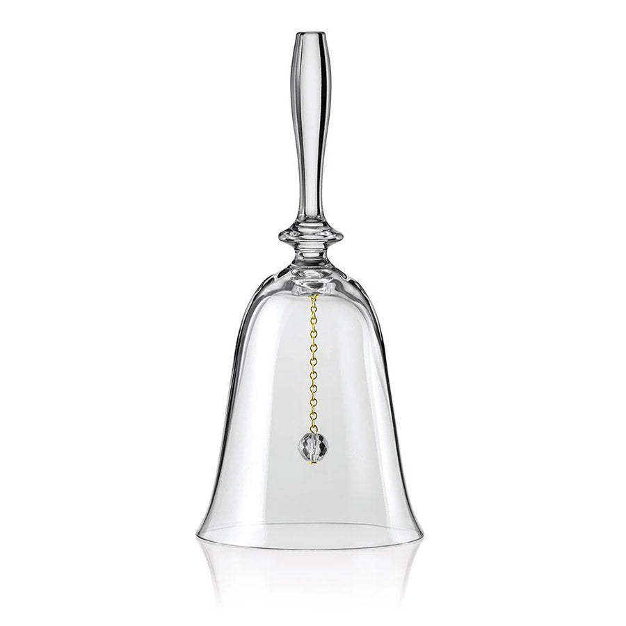 Engraved luminous crystal bell keepsake